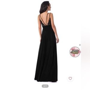 Azazie Hapa Velvet Gown